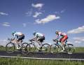 For the three front runners, the increase in speed in the peloton means that they will be caught up