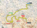 The map for stage 5 of the Tour de France 2023