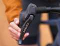 The brake/shift levers are designed for flared handlebars