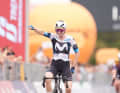 Liane Lippert (Team Movistar) wins the final stage of the Giro d'Italia Women 2025. Photo: Getty Images / Massimo Paolone