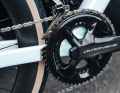 Statt einer klassischen Gravel-Gruppe fuhr "MvdP" mit der straßentauglichen Dura-Ace von Shimano.