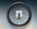 Hunt 5AM Limitless wheelset front wheel on balance