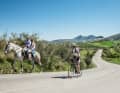 Time travel: Whether a shepherd with sheep crosses the road or riders on horseback greet cyclists - in the hinterland of the Costa de la Luz, time seems to have been turned back.
