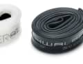 Subtle difference: TPU tubes (left) roll more easily than classic butyl tubes (right) and weigh less than half as much. Several manufacturers offer them