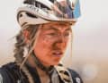 Alina Jäger at the bikepacking race