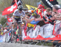 Tour des Flandres 2016 : Peter Sagan décroche son dernier compagnon d'échappée au Paterberg avec Sep Vanmarcke ...