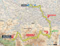 La carte de la 6e étape du Tour de France 2023