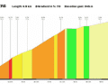 Das Profil zum Anstieg nach Eichberg auf der 7. Etappe der Tour de Suisse 2023