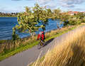 Wind whining: Relentless opponent: On Zealand the wind only blows from one direction - from the front