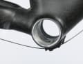 3. for cartridge bottom brackets, such as those offered by Campagnolo for all component groupsets and Shimano from the 2005 season only in the groupsets below Ultegra, the right-hand housing surface must be clearly milled flat by the manufacturer or dealer. For Shimano's bottom brackets of the ten-speed groupsets Ultegra and Dura-Ace, both surfaces must be flat. Remove any paint residue on the surfaces or in the thread.

 