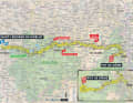 La carte de la 9e étape du Tour de France 2023