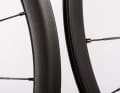 Carbon rims are the best way to achieve good aerodynamics at a reasonable weight