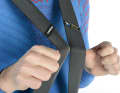 Monoelastic straps fit evenly and do not pinch