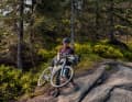 La randonnée à vélo au sens propre du terme.