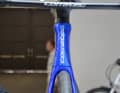 Smooth transition from head tube to fork on the Corratec CCTZ Evo Factory