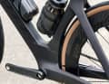 Le cadre en carbone du Scott Foil, optimisé sur le plan aérodynamique. 