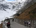 Die Nordostrampe des Stilfser Jochs von Prad aus gilt mit ihren 48 Kehren als eine der spektakulärsten Passstraßen in den Alpen ...