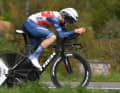 Lors du prologue du Tour de Romandie 2021 (52e)