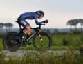 At the 2021 World Cycling Championships in Leuven (Belgium) in the U23 individual time trial (10th place)