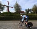 2021 at the World Cycling Championships in Belgium in the junior individual time trial (6th place)