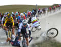 World road cycling champion Julian Alaphilippe's year is not going well. At the Strade Bianche race in March, he crashed headfirst into the field but was uninjured. After a serious crash in the Liège-Bastogne-Liège classic, however, he misses the Tour de France due to injury and later has to abandon the Tour of Spain after a crash.