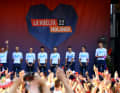 Das Team Movistar zeigt sein neues Outfit
