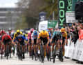 Es kommt zum Massensprint in Lagos