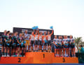 Tous les champions et championnes du monde des championnats du monde de cyclisme 2016 : Contre-la-montre par équipe dames : Or Boels-Dolmans Cycling Team (Pays-Bas), argent Canyon//SRAM Racing (Allemagne), bronze Cervelo-Bigla Pro Cycling (Suisse)