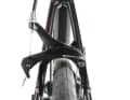 The rear stays on the Giant are not welded symmetrically to the seat tube. 