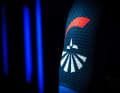 The logo of the sponsor Groupama on the right sleeve