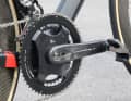 Outre le groupe Super Record EPS de Campagnolo, Maximilian Walscheid mesure ses watts avec un powermeter SRM.