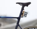 The long seat dome is a striking detail. Our photos show the Giant Propel from BikeExchange pro Luke Durbridge (Australia).