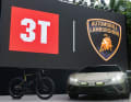 The gravel bike is a joint production of 3T and sports car manufacturer Lamborghini