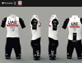 Voici à quoi ressemble le kit de l'UAE Team Emirates pour la saison 2023. Il est fabriqué par Pissei