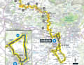 La course féminine de Paris-Roubaix 2023 sur la carte