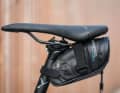Well stowed away: The PAJ is too big to attach directly to the bike. The saddle bag is the best place