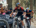 Beim Cross-Country-Weltcup in Nove Mesto 2022.