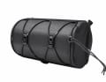 A wet rain jacket, for example, can be quickly stowed away on the elasticated cord.