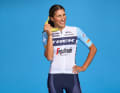 Elisa Balsamo shows the women's new outfit for 2023 