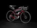 Bikepacking gravel bike Trek Checkpoint with bags and equipment