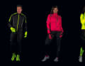 Les tenues de BBB, Endura, Gore Bike Wear et Northwave de nuit (de gauche à droite)