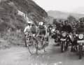 Unvergessenes Duell am Puy de Dome 1964: Jacques Anquetil (links) und  Raymond Poulidor