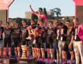 Strong team performance by Simon Yates and his team