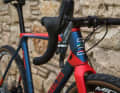 Unusual: The top tube of the Basso Palta is almost horizontal.