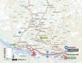Die Strecke der Cyclassics Hamburg 2024
