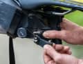 The Boa fastener on Evoc's saddle bag is a pleasure to use