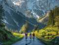 KI Racing cyclist Alps