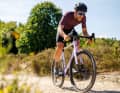 Marathon pros like Karl Platt and Alban Lakata (pictured here) now also like to step on the gas on their gravel bikes.