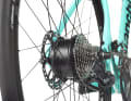 Hidden in the rear wheel hub is the drive unit from the Spanish manufacturer Ebikemotion.