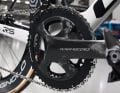 The Cofidis pros get an exclusive chainring combination in the 54/39 gradation.